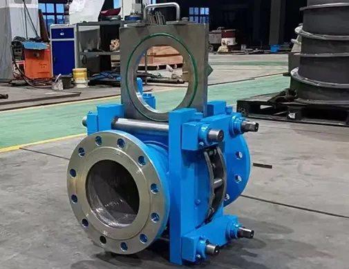 Slide Line Blind Valve