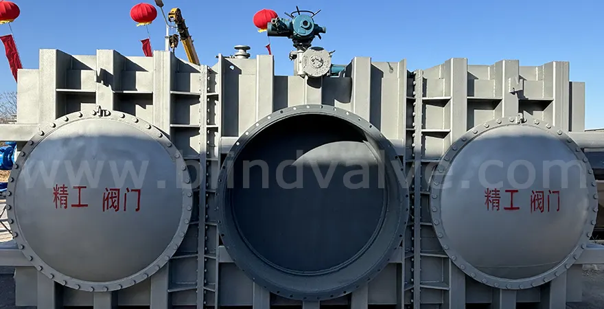 Hydraulic Blind Valve Application in the Steel Industry