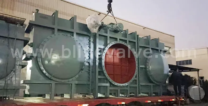 DN2200 Fully Enclosed Goggle Valves Complete Pressure Testing and Shipped