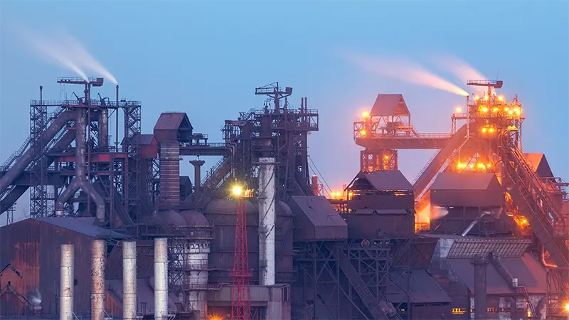 Iron and steel metallurgical industry