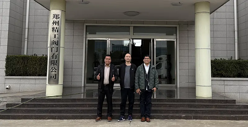 Philippine Long-term Customers Visit ZZJG Valve Factory