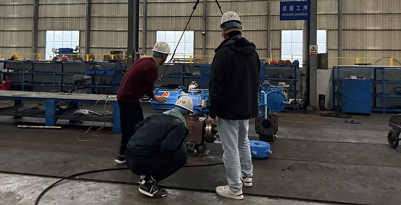 Mongolian Customers Visit ZZJG VALVE to Inspect Blind Valves
