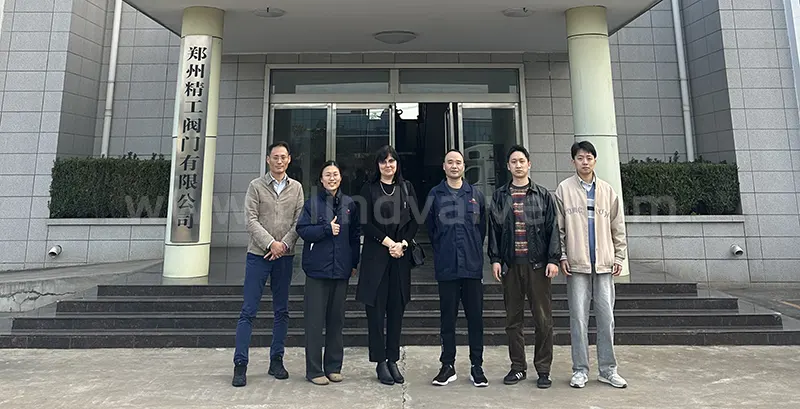 Ukrainian customer visited ZZJG for inspection