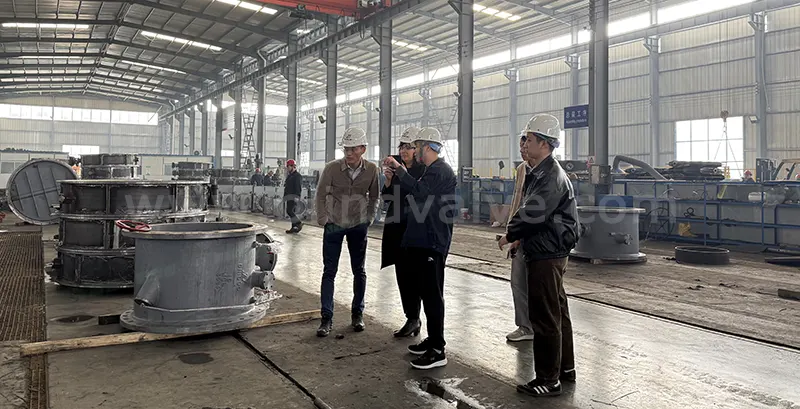 Ukrainian customer visited ZZJG for inspection